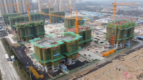 【项目动态】界首市植物园安置区三期项目建设火热，预计8月份全部封顶